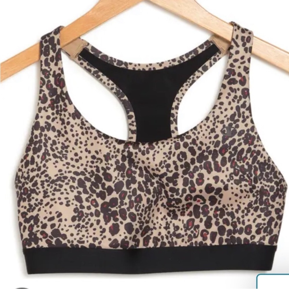 ❌Champion Absolute Sports Bra Mini Leopard Glow Athletic Size XS